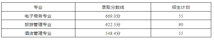 安徽外國語學(xué)院(民辦)2024年對(duì)口招生錄取分?jǐn)?shù)線