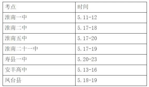 2024年淮南市中考