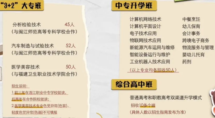 最新！2024年連江職業(yè)中專學校招生簡章已確定！