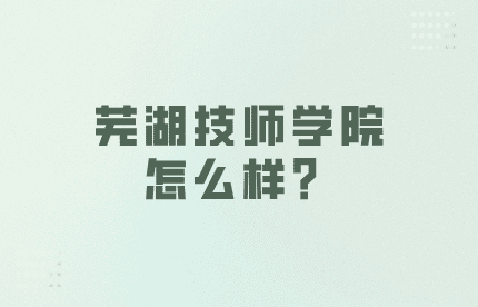 蕪湖技師學(xué)院