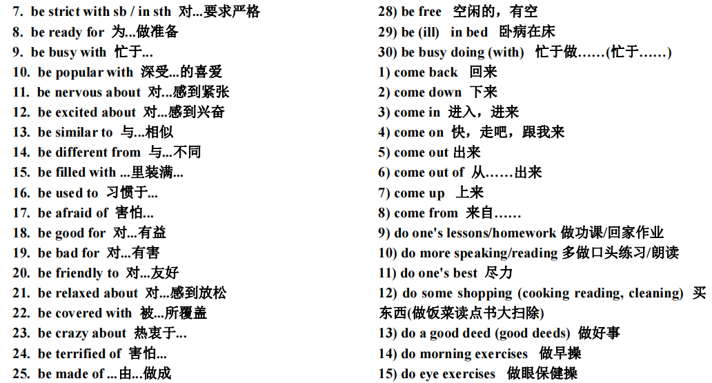 中考必備英語(yǔ)詞匯