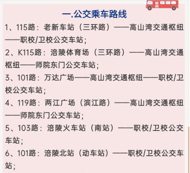 公交乘車(chē)路線