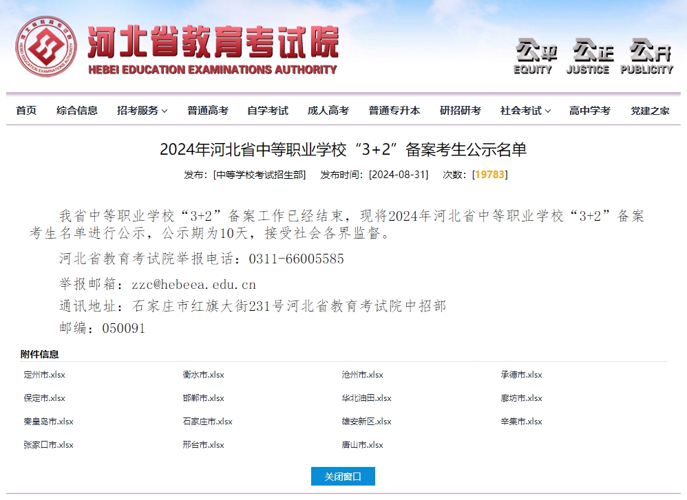 2024年保定“3+2”高職錄取最低分